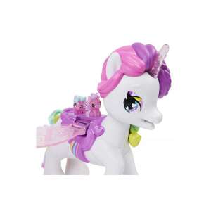Hatchimals Rainbow-Cation Hatchicorn varázslatos unikornis játék szárnyakkal, két kis unikornis babával és hangokkal - Spin Master