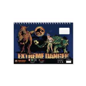 Jurassic World Extreme Danger Malbuch zum Ausmalen und Zeichnen mit Stickern und Vorlagen - Kinderheft mit Stickern