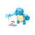 Set de construcție Mega Construx Pokémon Squirtle, prezentând Pokémonul de tip apă Squirtle într-o figurină articulată cu un atac bazat pe apă
