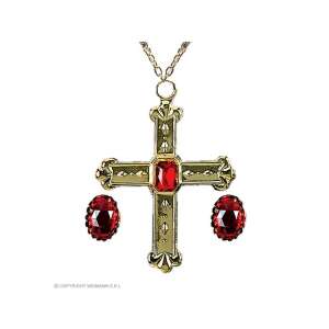 Cardinalis Jelmez Ékszer Szett - Kereszt Medál és Gyűrűk 87092106 - Widmann