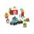 Set de construcție Fisher-Price Green Town Grow & Protect Farm Mega Bloks cu animale de fermă, tractor și clădiri de fermă