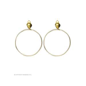 Arany karika fülbevaló, cigány jelmez kiegészítő - Widmann