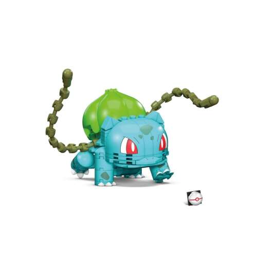Mega Construx Pokémon Bulbasaur építőkészlet, a népszerű Pokémon részletes és mozgatható figurája