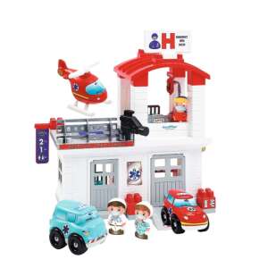 Set de constructie statie de Spital, Ecoiffier Abrick, 2998 92588878 - Jocuri de constructie - Lego