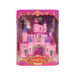 Charming Beauty Musical Castle Playset with Figures and Accessories - Baba and Dollhouse