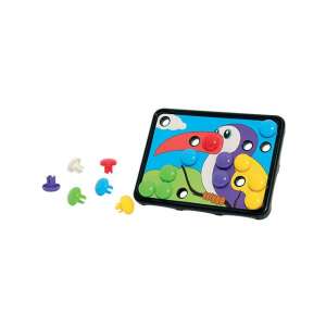 Első Mozaikom Wild Animals Entwicklungsspielzeug, ein Tukan-Puzzleteil mit passenden Knöpfen - Babywalker, Lauflernhilfen und Entwicklungsspiele für Kleinkinder