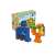 BiOBUDDi Dschungel Bausteine Set mit Elefant und Tukan