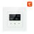 Avatto WT200-16A-W Smart Thermostat Vorderansicht mit Temperatur und Einstellungen