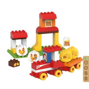 BiOBUDDi BB-0243 Getreidefarm Bausteine Set für Kleinkinder - BiOBUDDi