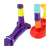 Labdapálya - 110 részes, close-up of a colorful plastic marble run toy for kids, build your own track, 110 pieces