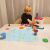 Child Playing with Kruzzel Mixer Set on Play Mat