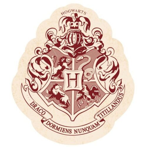 Harry Potter Hogwarts Crest Decorative Pillow, 35x31 cm