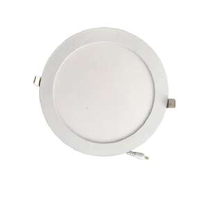Kerek süllyeszthető LED panel lámpa, 6W, meleg fehér, mennyezetre vagy falra szerelhető - LED panel