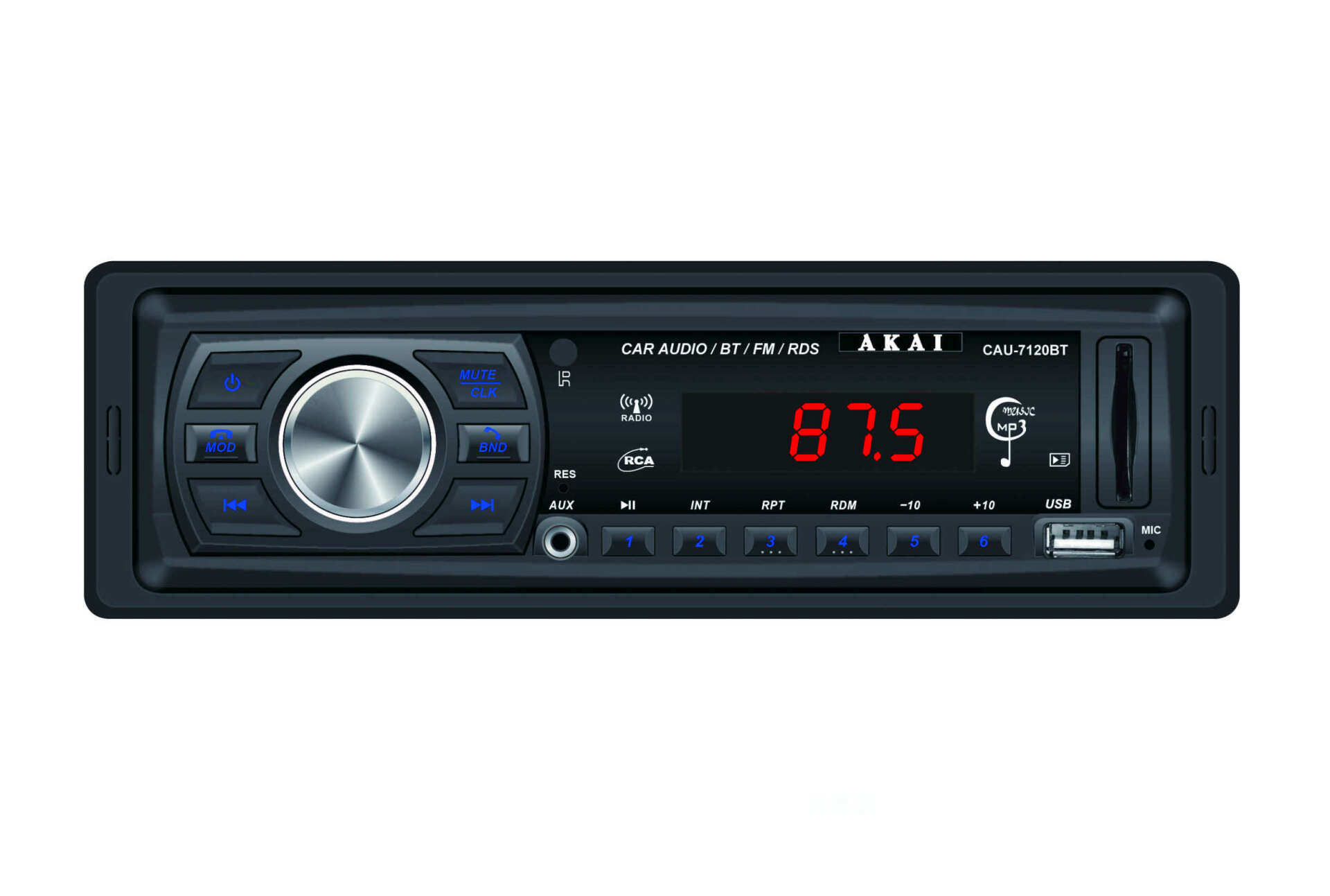 AKAI CAU-7120BT Bluetooth autóhifi fejegység