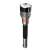Nebo Davinci 18000 flashlight, black and gray, front view