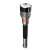 Nebo Davinci 18000 flashlight, black and gray, front view