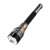 Nebo Davinci 18000 flashlight, black and gray, 3/4 view