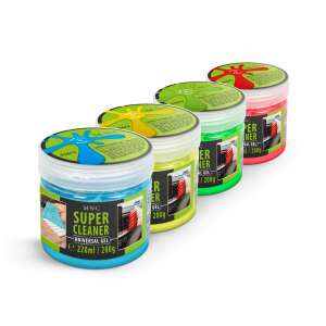 M.N.C 55675B super cleaner universal gel Auto tisztító gél, gépjármű belső tisztító zselé Szuper tisztító gél - műszerfalhoz, billentyűzethez - 200 g