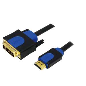 Logilink HDMI-kábel, A/M-DVI/M, 1080p, kétirányú, 10 m 87193129 