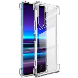 IMAK Silky átlátszó szilikon tok Sony Xperia 1 II telefonhoz - Imak