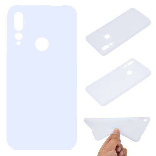 Fehér szilikon tok Huawei Y9 Prime (2019) és Honor 9X (Global Market) telefonokhoz - Műszaki cikk és elektronika