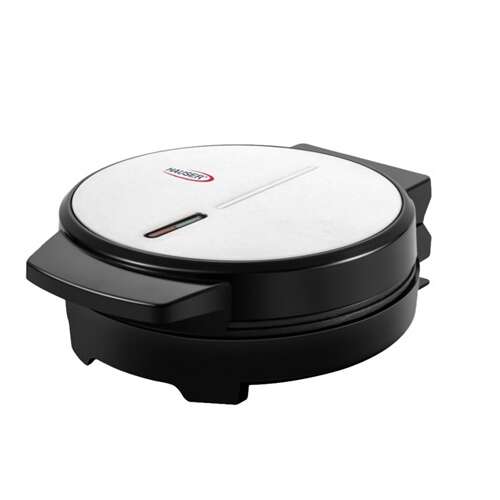 Hauser SN-902 gofrownica, czarna i biała, z powłoką zapobiegającą przywieraniu