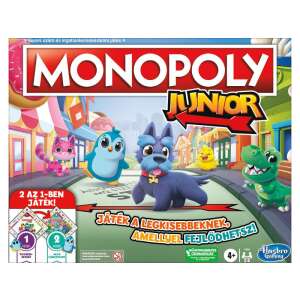 Monopoly Junior: 2 u 1 društvena igra - na mađarskom jeziku