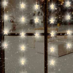 Home kaf50l/ww karácsonyi LED FÉNYFÜGGÖNY CSILLAG DEKORÁCIÓVAL ablakdísz - KAF 50L/WW 87229116 