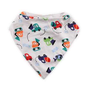 Baby Care fiús nyálkendő, építőkészlet mintával - Nyálkendő