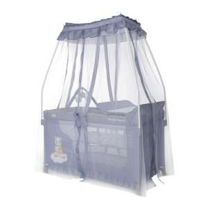 Lorelli Magic Sleep utazóágy Cool Grey Hippo mintával, szúnyoghálóval és pelenkázó alátéttel - Utazóágy és Kiegészítői