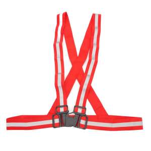 Fényvisszaverő Láthatósági Mellény - Univerzális Felnőtt Méret - Piros