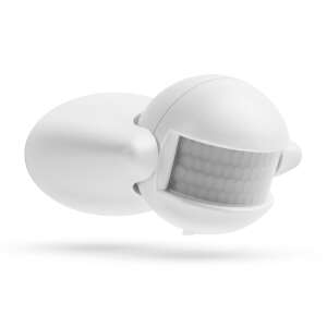 White motion sensor for outdoor lighting, 180 degree detection range, up to 12 meters - Motion Sensor
