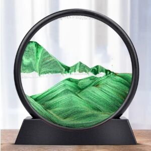 Mozgóhomok Kép - Zöld Hegyvidék - 18 cm 135194261 - Homokóra