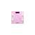 Pink Bewello smart scale with digital display