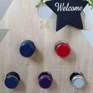 Fa Karácsonyi Fa Sör Adventi Naptár közelről - Homyl