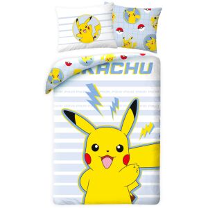 Pokémon Pikachu Bettwäsche-Set 140x200 cm, mit Pikachu-Design - Innenarchitektur