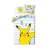 Pokémon Thunderbolt bedding set, featuring Pikachu, for a single bed, 140x200cm duvet cover and 70x90cm pillowcase