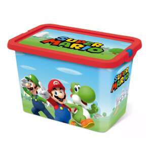 Super Mario műanyag tároló doboz 7 L 87251610 Játéktároló