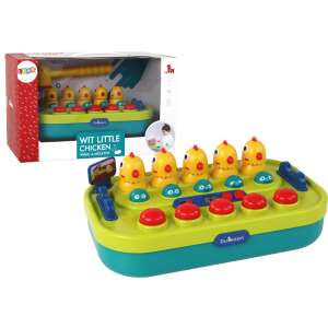 Arcade játék Whac-a-Mole Chickens Hammer Lights Hangok Elemről működik 16609 87252123 Társasjátékok
