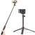 Ulanzi MT-44 Extendable Vlog Tripod used as selfie stick and tripod with camera and phone