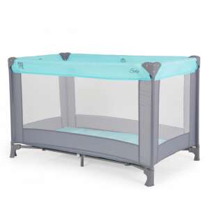 Moni Solo utazóágy türkiz színben, hálós oldalakkal a szellőzés és a láthatóság érdekében - Utazóágy és Kiegészítői