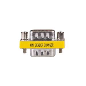 Akyga AK-AD-17 adapter do zmiany płci RS-232, 9-pinowy, z niklowanymi złączami - Konwerter VGA
