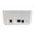LC Power LC-DOCK-U3-VI HDD Dockingstation, weiß, Rückansicht, zeigt Anschlüsse und Verbindungen