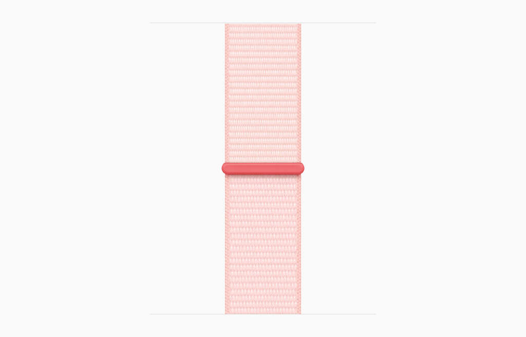 Apple watch s9 gps 41mm pink alu case w light pink sport loop