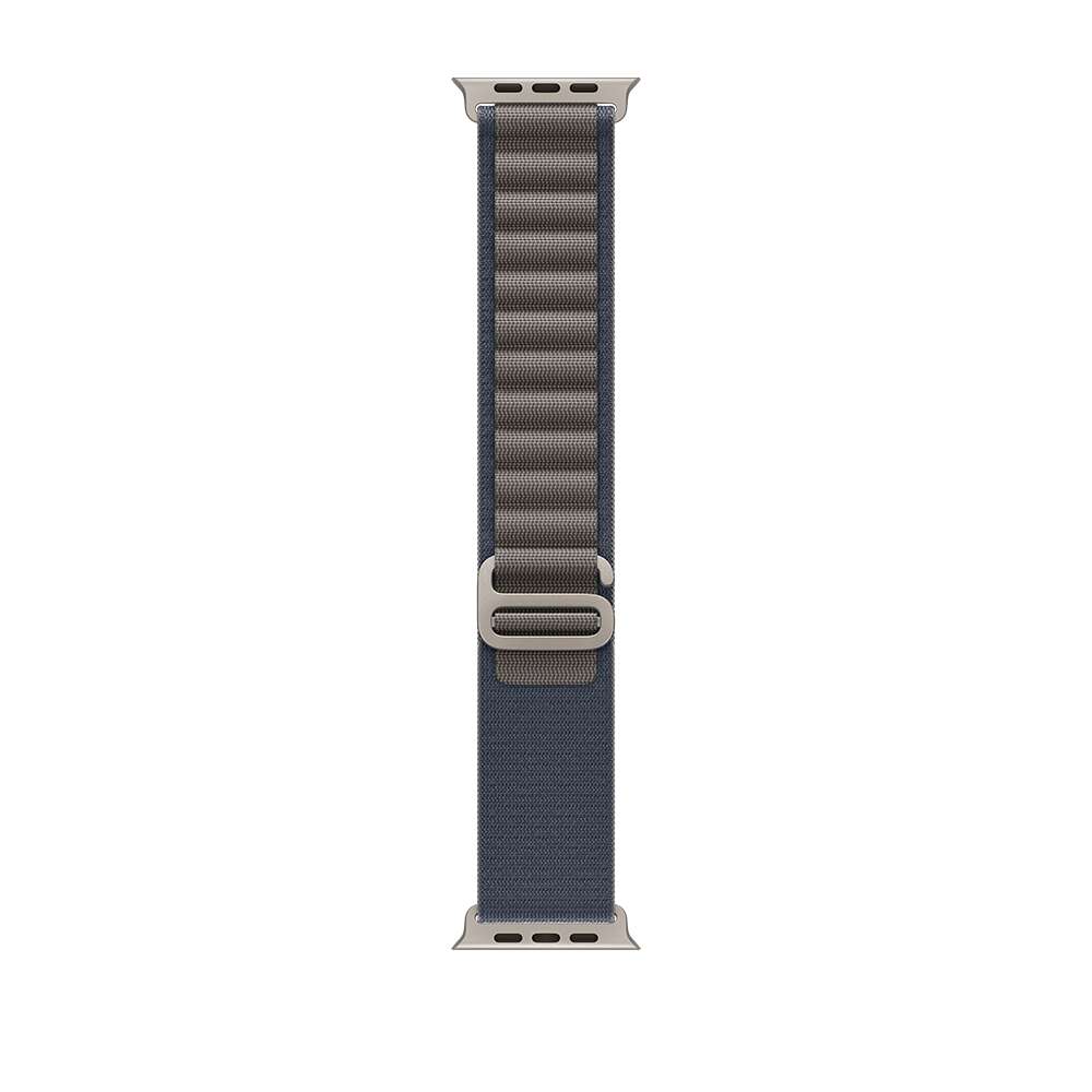 Apple watch ultra2 cellular, 49mm titanium case w blue alpine loo...