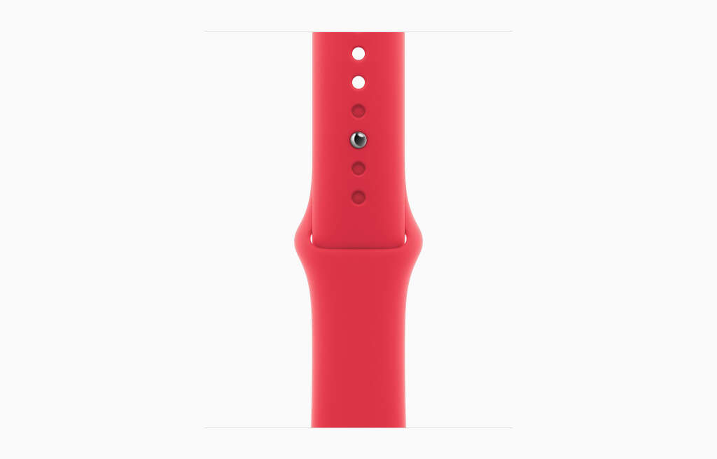 Apple watch s9 cellular 41mm red alu case w red sport band - m/l
