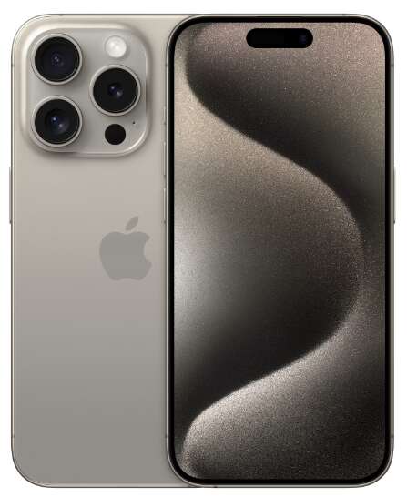 Apple iphone 15 pro 5g 1tb 8gb ram dual sim mobiltelefon, natural...