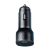 Joyroom JR-CCD03 3.4A car charger with 3x USB-A bayonet - black 87257995