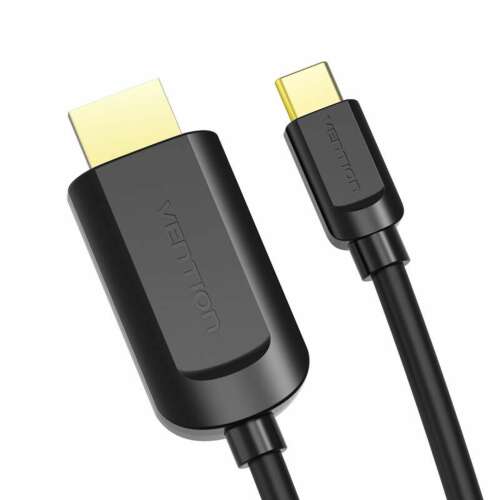 Vention CGUBG adaptor pentru cabluri video 1,5 m USB tip-C HDMI Negru