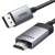 Ugreen DP119 DisplayPort zu HDMI Kabel, 2 Meter, 4K Auflösung, schwarzes geflochtenes Kabel